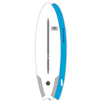 Ocean & Earth Ezi Rider 7ft Foam Surfboard - White