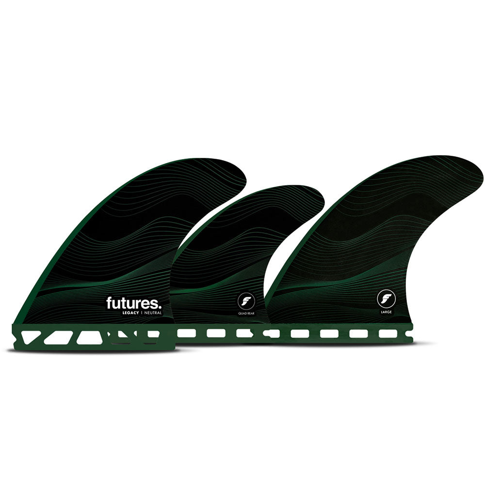 Futures F8 Legacy Series Tri-Quad Fins - Large