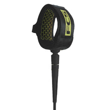 FCS All Round 9ft Longboard Ankle Leash - Coal Lime