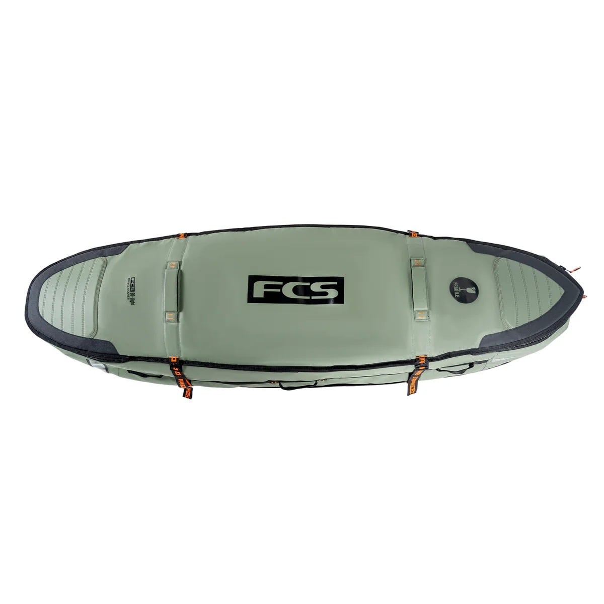 FCS Travel 3W Shortboard/Fish Wheelie Board Bag - Alpine