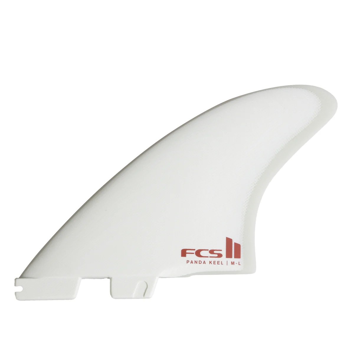 FCS II Panda Keel PG Twin Fins in White
