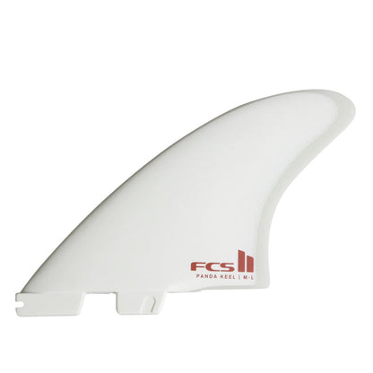 FCS II Panda Keel PG Twin Fins in White