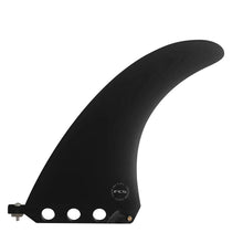 FCS Connect Screw and Plate Performance Glass 8-inch Longboard Fin in Black