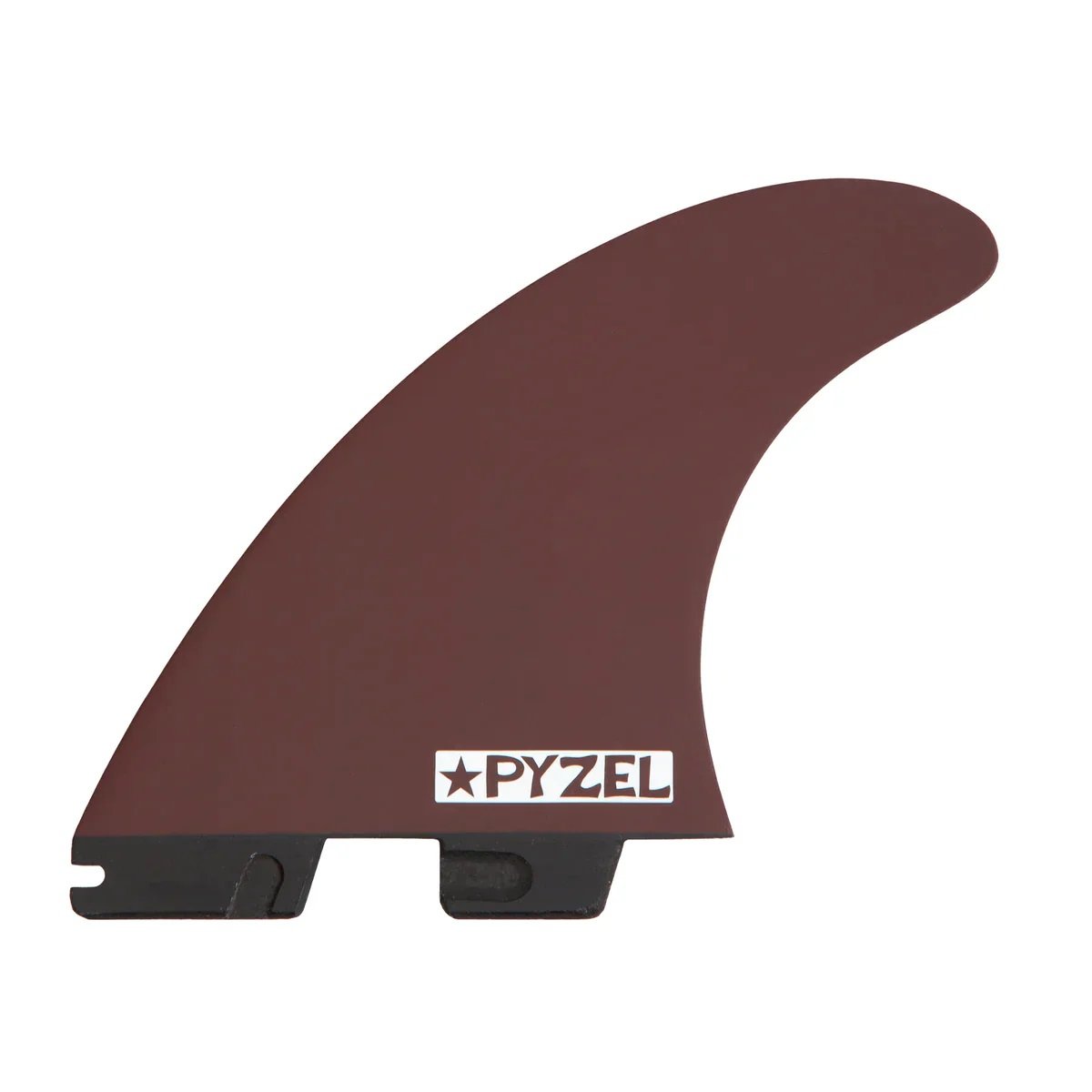 FCS II Pyzel PC Tri Fins - Black / Shiraz