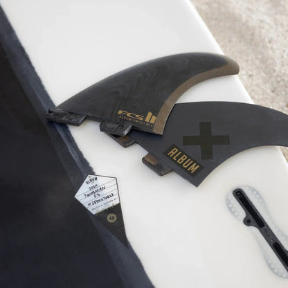 FCS II Album PG Twin +1 Fins - Black/Gold