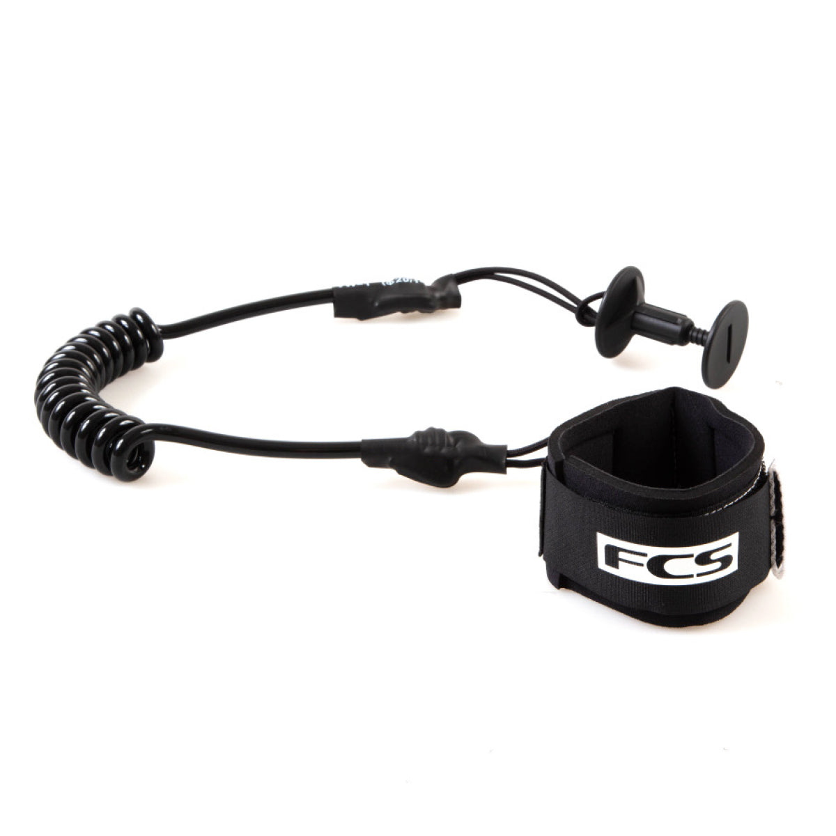 FCS Bodyboard Classic Leash - Black/White