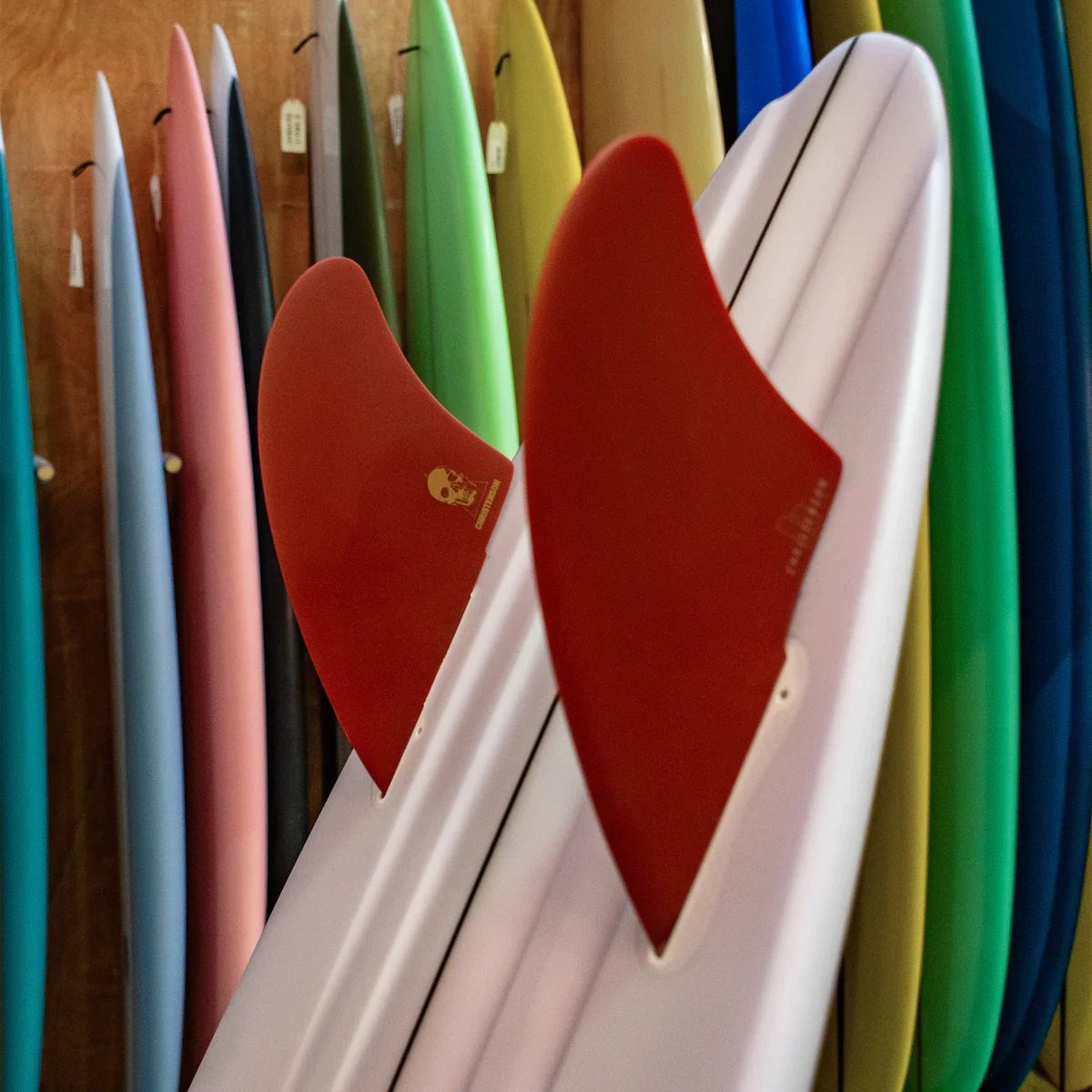 FCS II Christenson Keel PG Fins - Blood Red