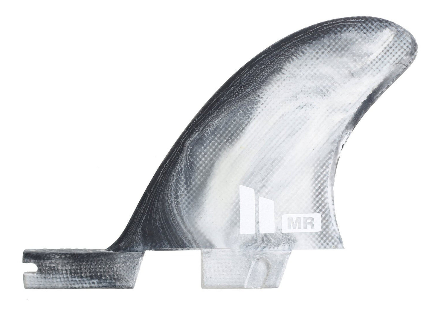 FCS II MR PC Twin + Stabiliser Fins - Black/White