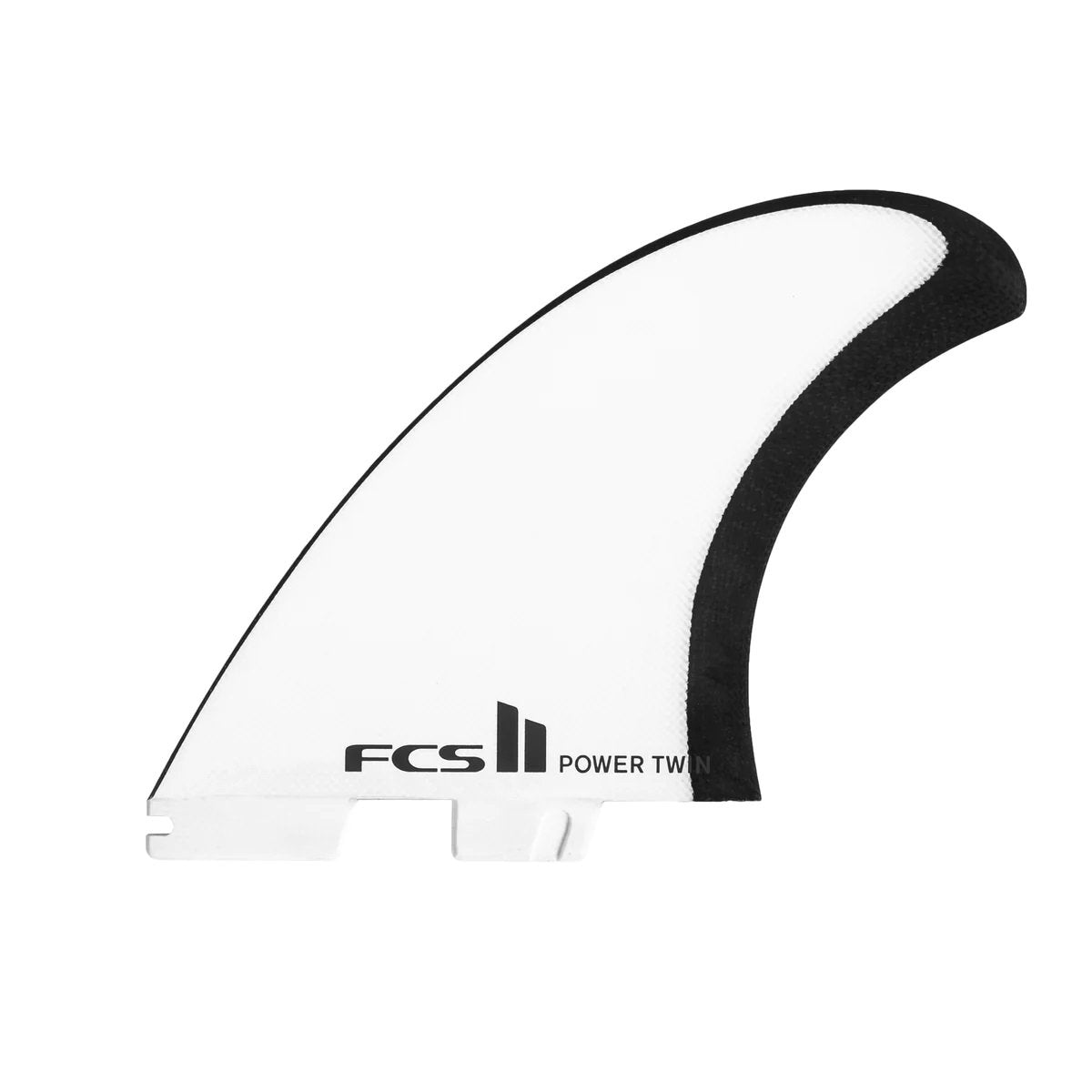 FCS II Jason Stevenson Power Twin Fins Performance Glass in Black/White