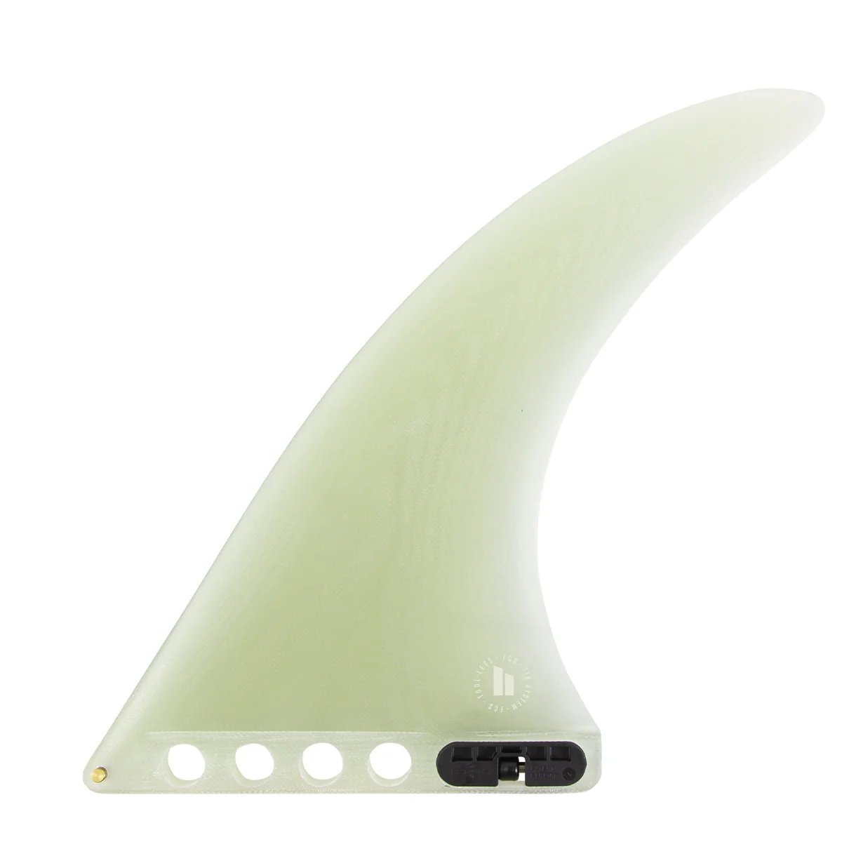 FCS II Flow PG Longboard Fin in Clear