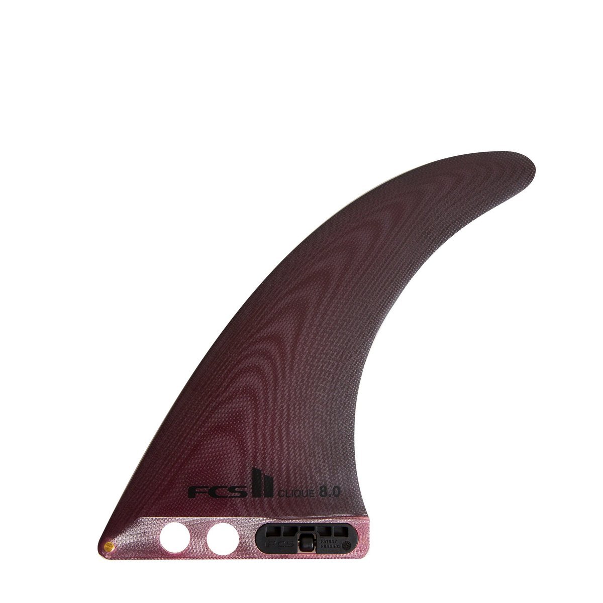 FCS II Clique PG Longboard Fin - Dust Red 