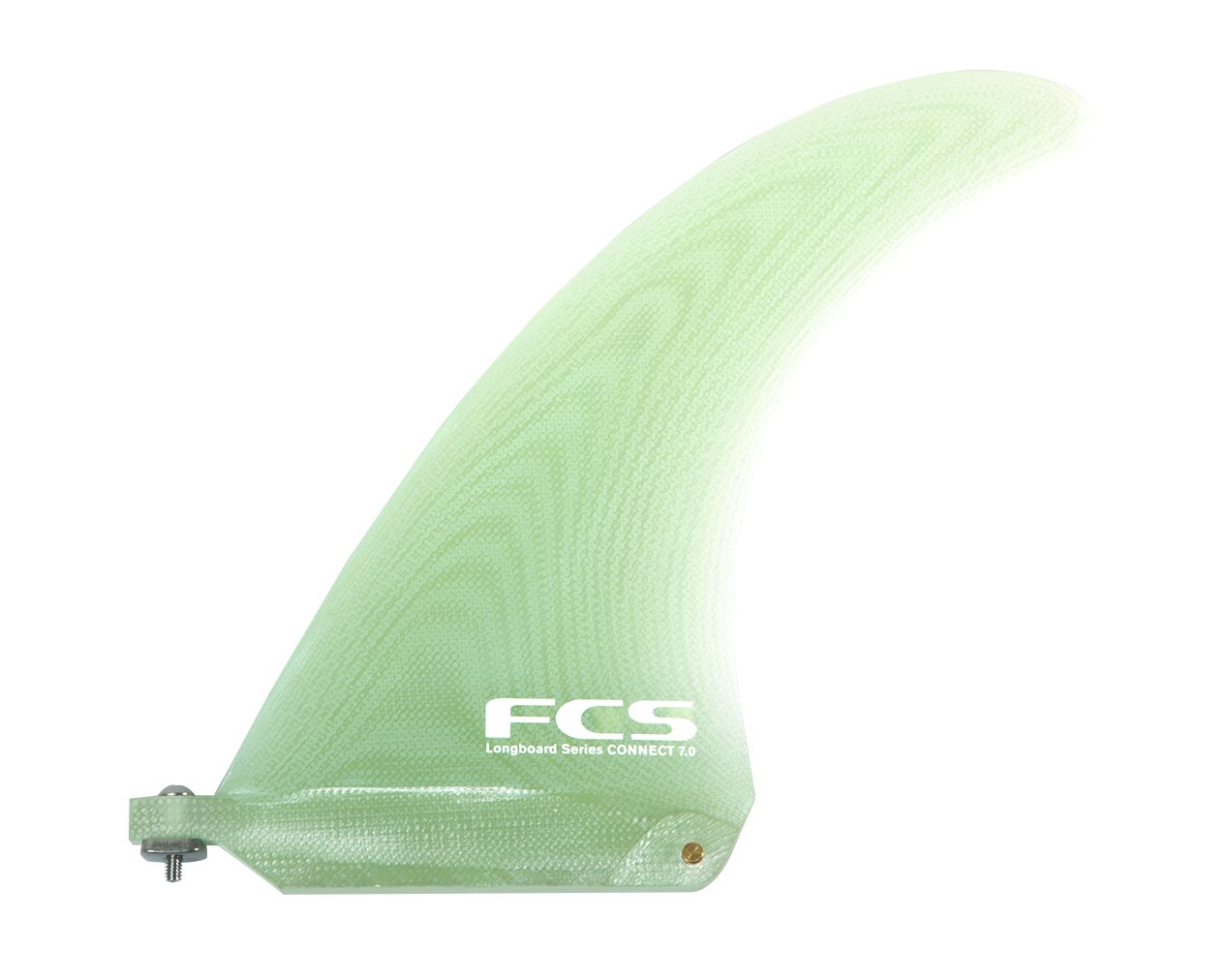 FCS Connect screw and plate Longboard Fin