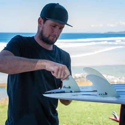 FCS II Mid Carver PG 2+1 Fin Set - Clear