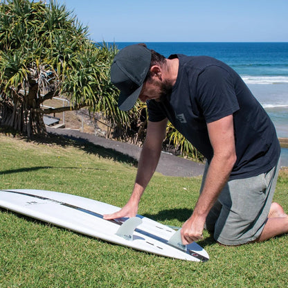FCS II Mid Carver PG 2+1 Fin Set - Clear