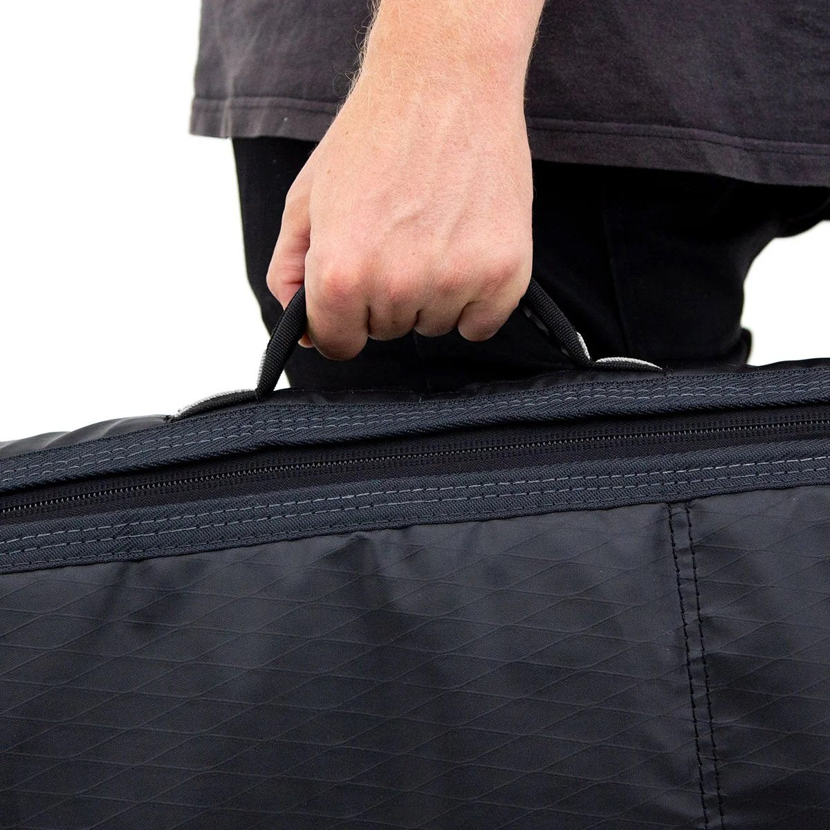 FCS Travel 3 Wheeleie Funboard Bag - Black/Grey