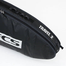 Housse de voyage FCS Travel 2 Wheelie pour longboard - Black/Grey