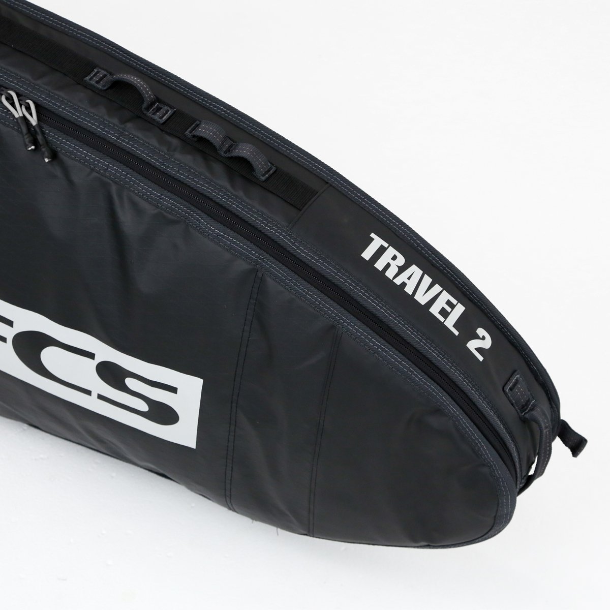 FCS Travel 2 Fun Board Cover - Black/Grey