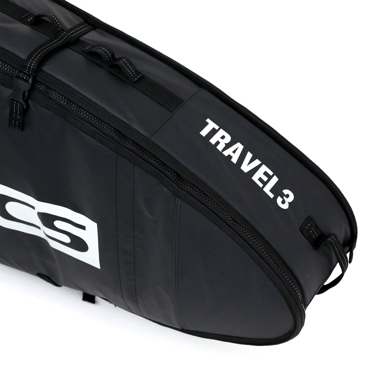 FCS Travel 3 All Purpose Board Cover - Black/Grey