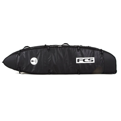 FCS Travel 3 Wheeleie Funboard Bag in Black/Grey