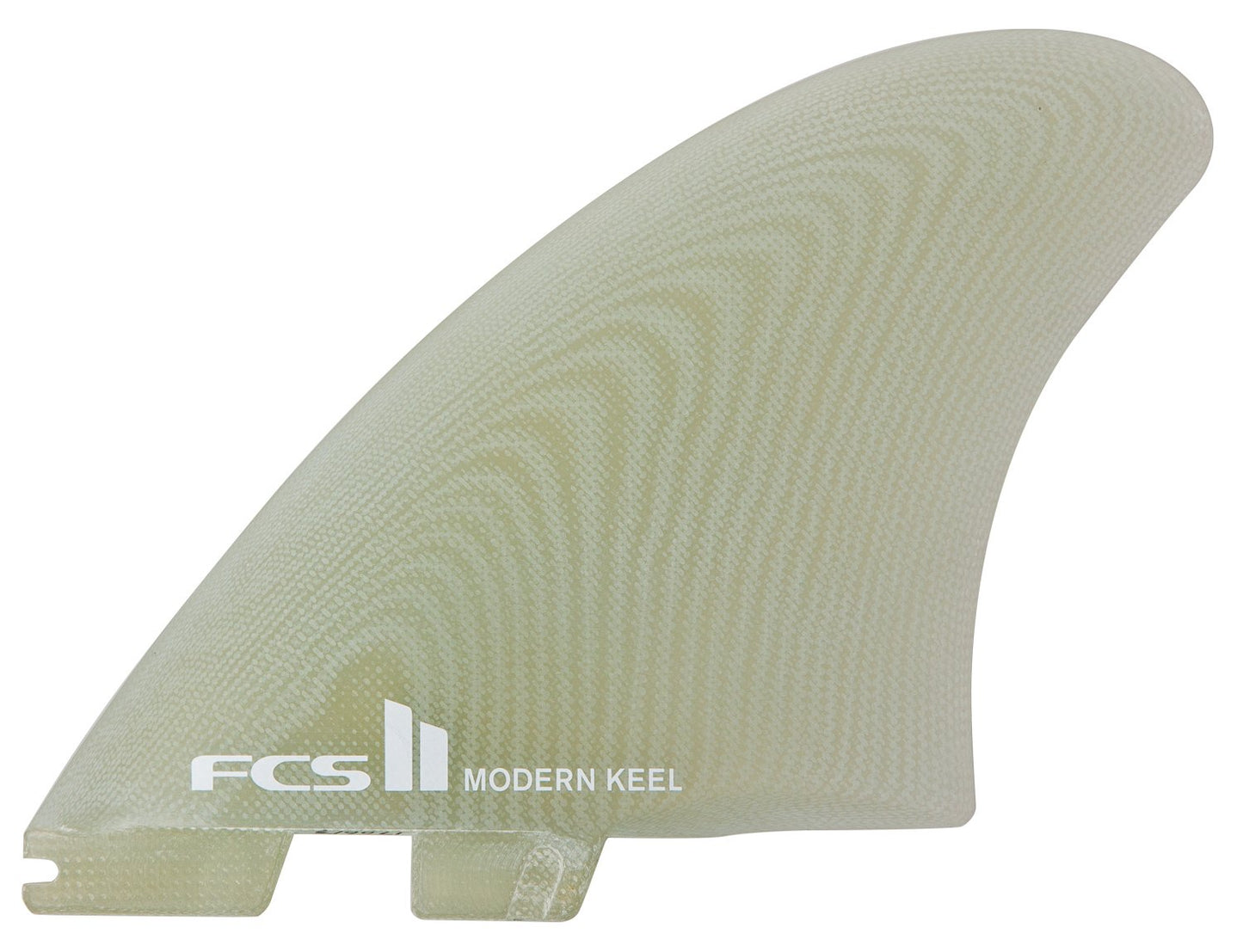 FCS II Modern Keel PG Twin Fins - Clear