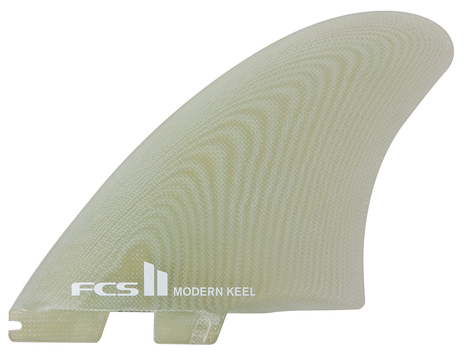 FCS II Modern Keel PG Twin Fins - Clear