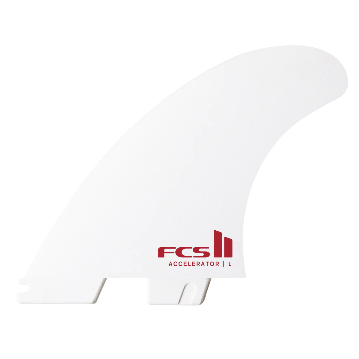 FCS II Accelerator PC Tri Fins in White