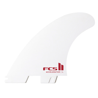 FCS II Accelerator PC Tri Fins in White