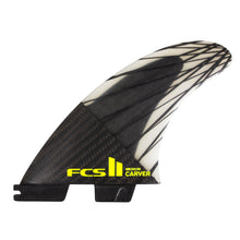 FCS II Carver PC Carbon Thruster Fins - Black / Acid