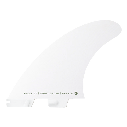 FCS II Carver PC Tri Fins - White