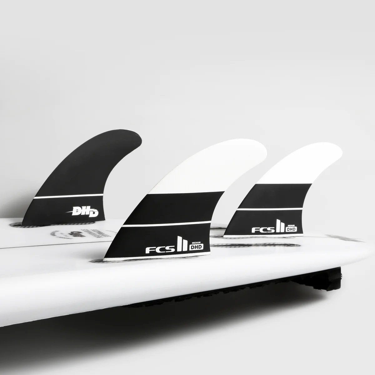 FCS II Darren Handley Design 'DHD' Performance Core Tri Fins - Black/White