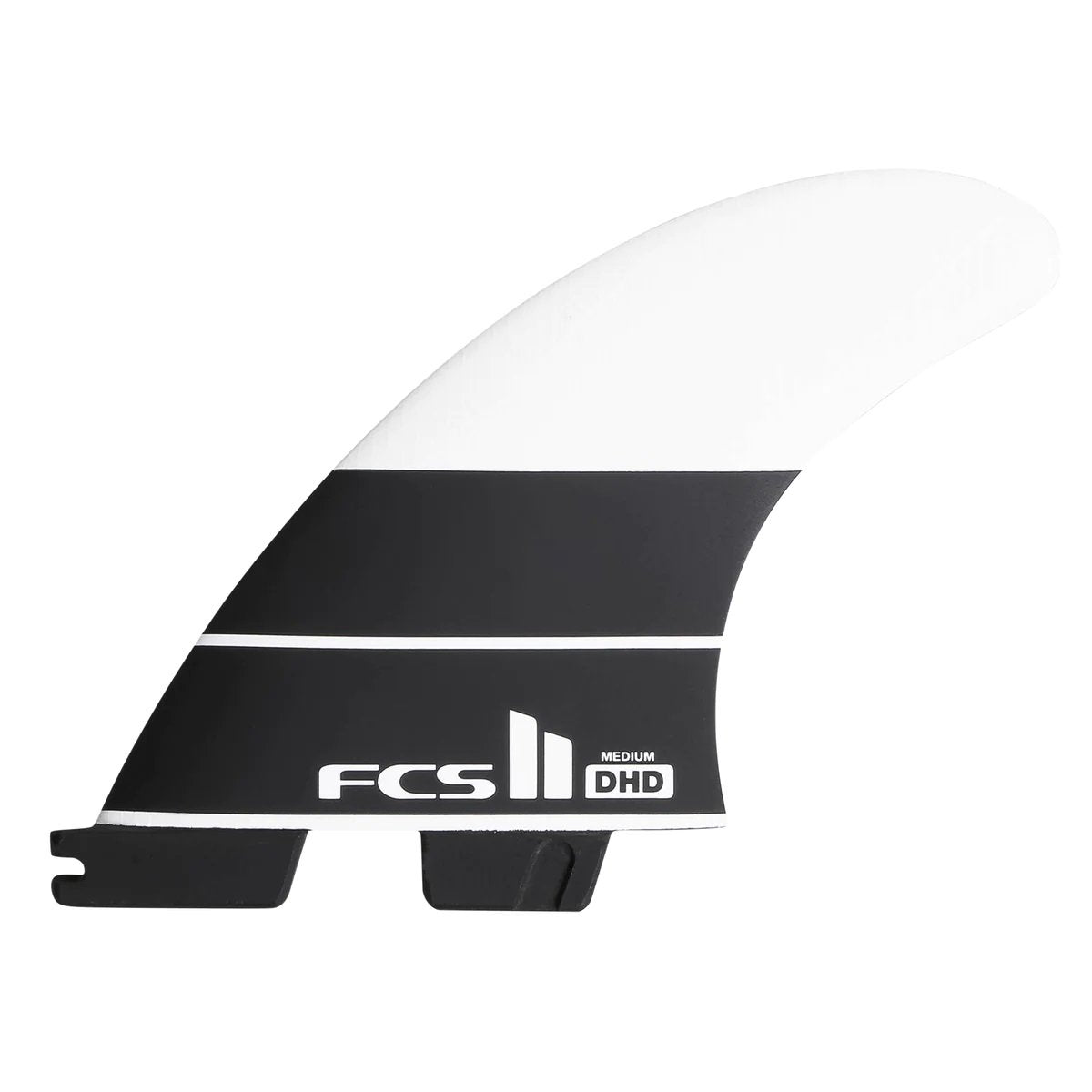 FCS II Darren Handley Design 'DHD' Performance Core Tri Fins in Black/White