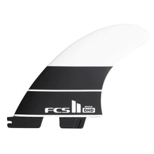 FCS II Darren Handley Design 'DHD' Performance Core Tri Fins in Black/White