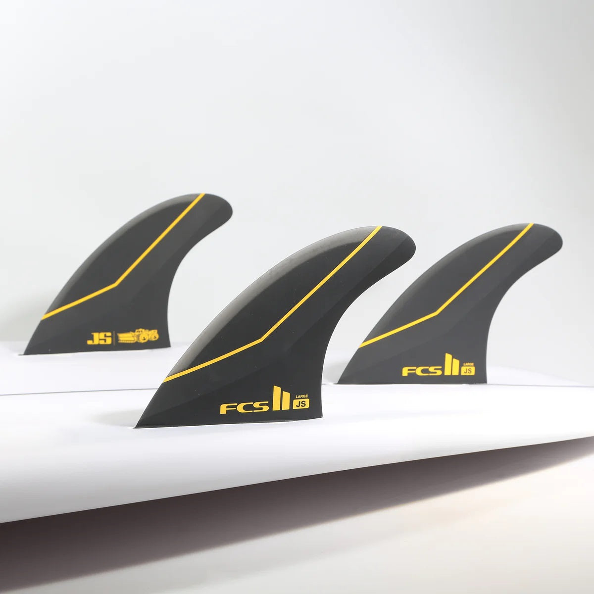 FCS II Jason Stevenson Performance Core Carbon Tri Fins - Black