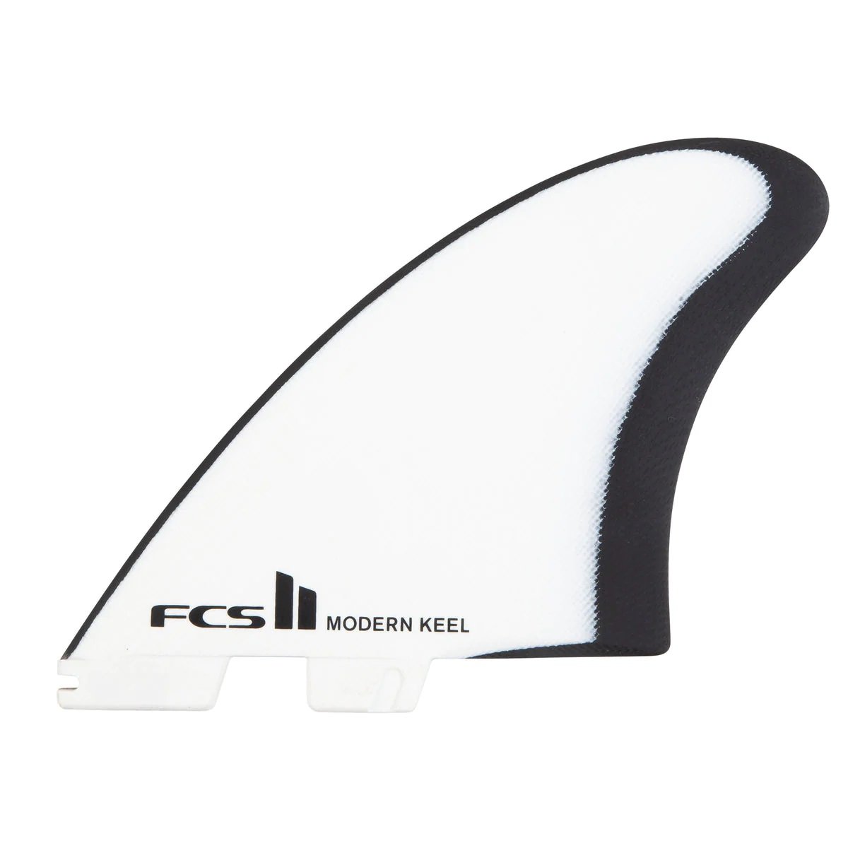 FCS II JS Modern Keel Performance Glass Fins in White/Black