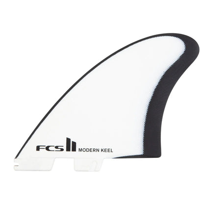 FCS II JS Modern Keel Performance Glass Fins in White/Black