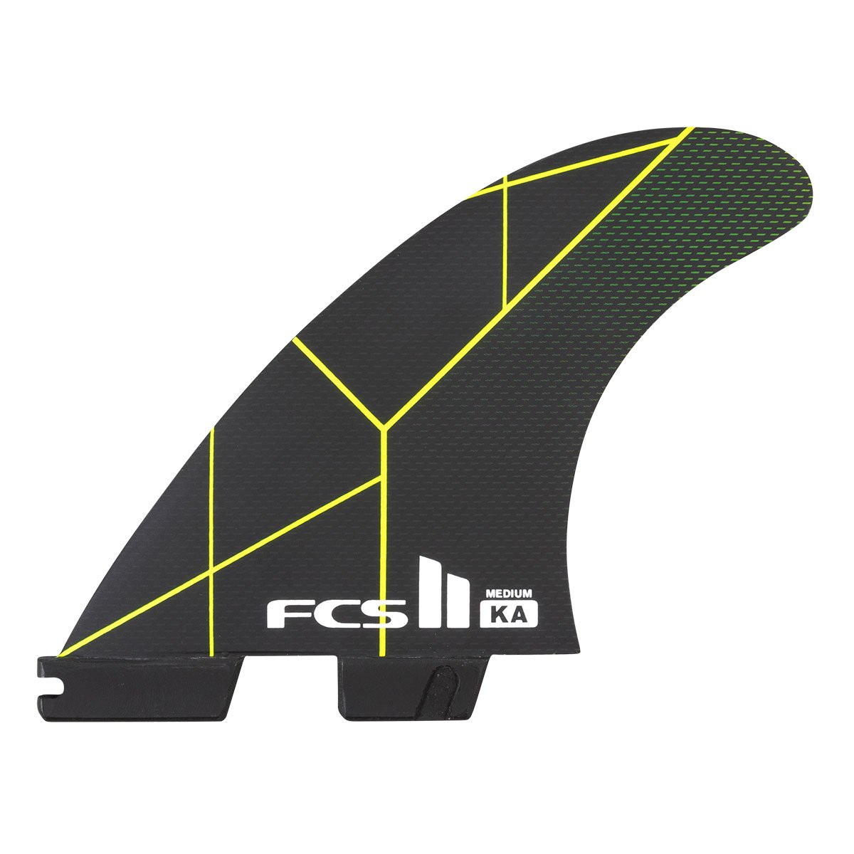 FCS II Kolohe Andino PC Thruster Fins - Black/Acid