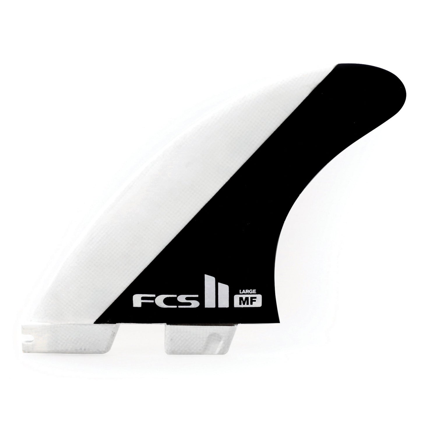 FCS II Mick Fanning PC Thruster Fins in Medium - Black/White