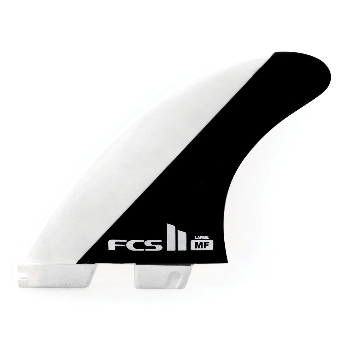 FCS II Mick Fanning PC Grom Tri Fins in Black/White