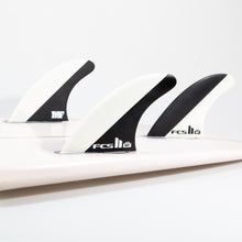FCS II Mick Fanning PC Thruster Fins in Medium - Black/White