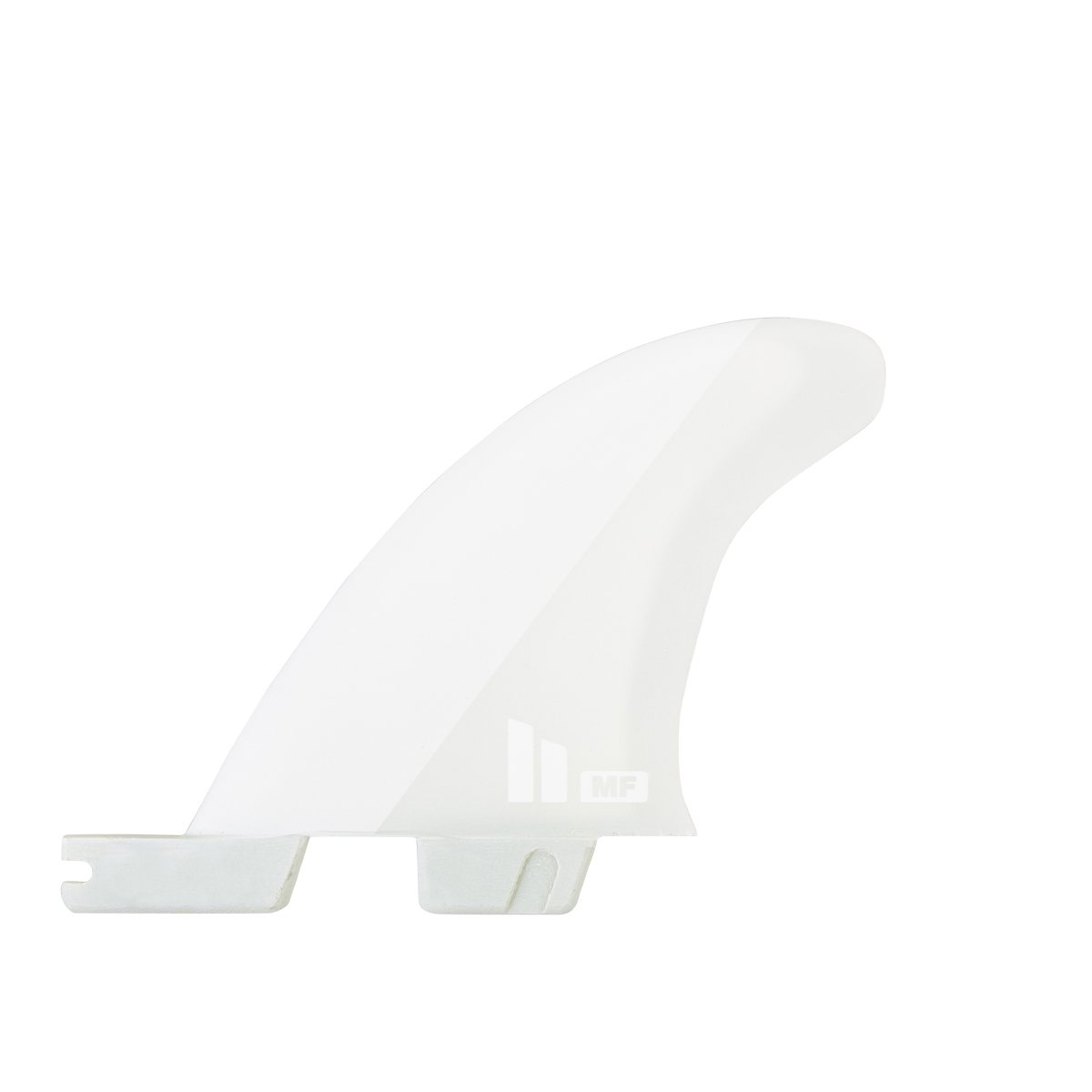FCS II Mick Fanning Twin + Trailer Fins - White