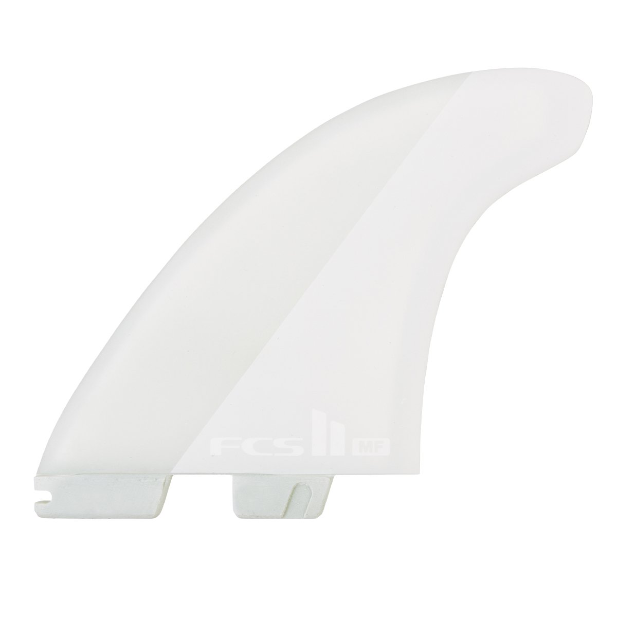 FCS II Mick Fanning Twin + Trailer Fins - White