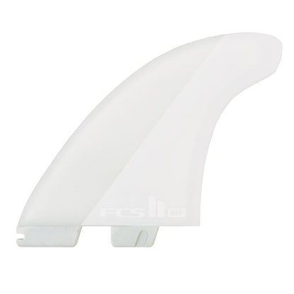 FCS II Mick Fanning Twin + Trailer Fins - White