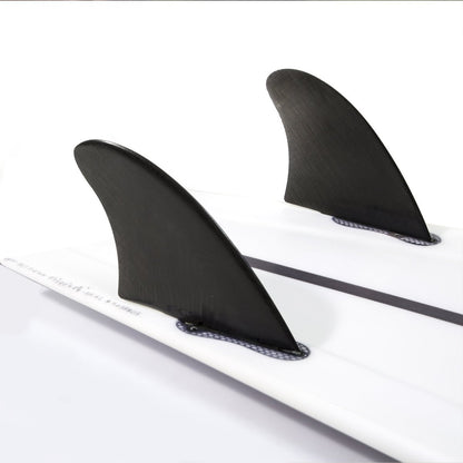 FCS II Modern Keel PG Twin Fins - Clear