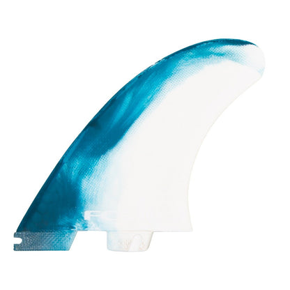 FCS II Mark Richards PC Twin + Stabiliser Fins - Dusty Blue
