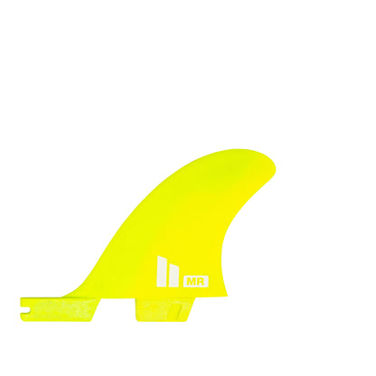 FCS II Mark Richards PC Twin + Stabiliser Fins - Neon