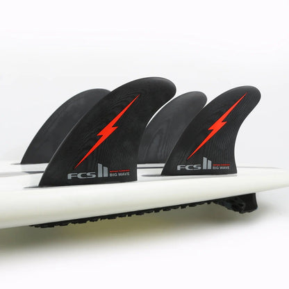 FCS II Nathan Florence Big Wave G10 Paddle Quad Fins - Black