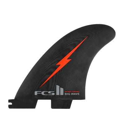 FCS II Nathan Florence Big Wave G10 Tri Fins in Black