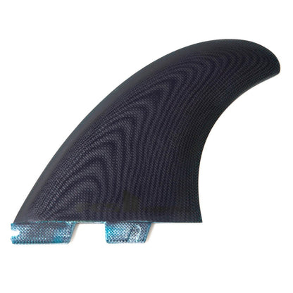 FCS II Power Twin Performance Glass Fins in Navy Black