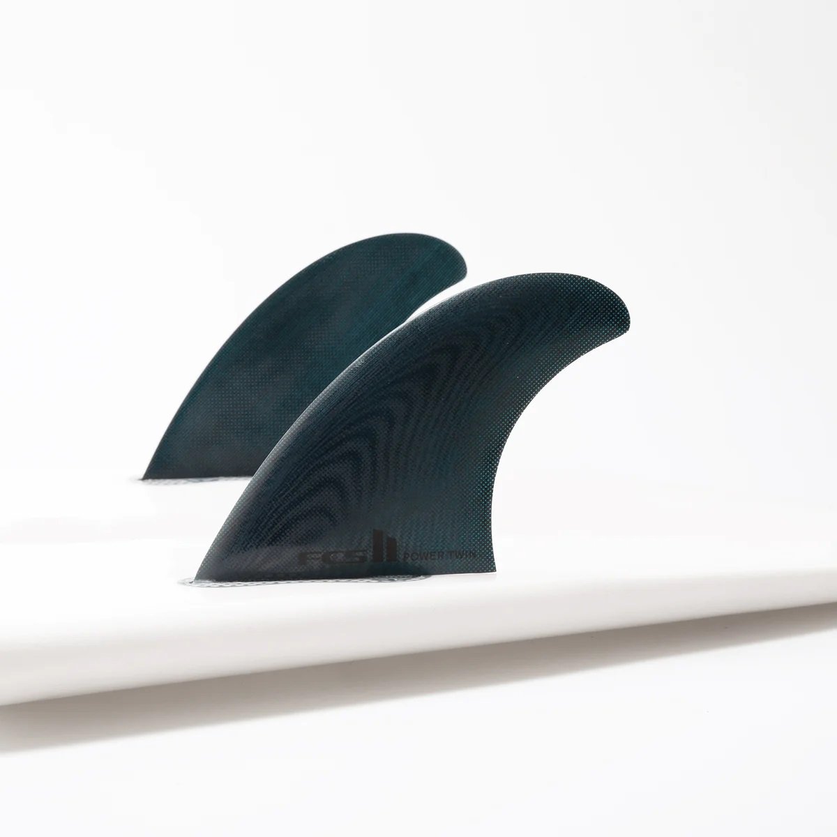 FCS II Power Twin Performance Glass Fins - Navy Black