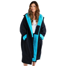 Robe de change à manches longues Dryrobe Advance - Black / Blue